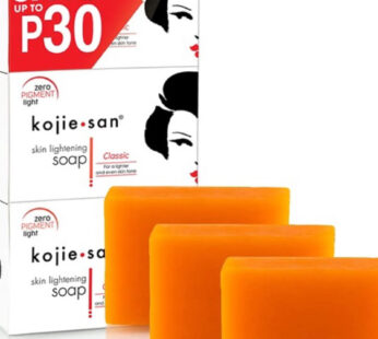 Kojie San Skin Lightening Kojic Acid Soap 3 Bars – 100g