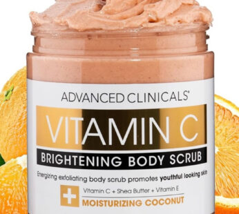 Advanced Clinicals Vitamin C Brightening Body Scrub