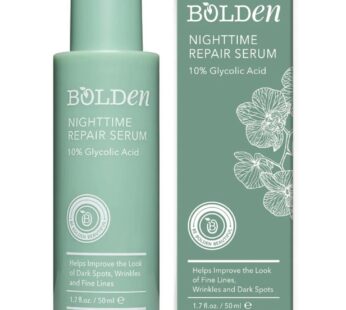 BOLDEN Night Time Repair Serum 10% GLYCOLIC ACID Fades Dark Spots | 50ml