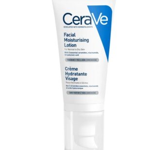 CERAVE FACIAL MOISTURIZING LOTION PM | NIGHT FACIAL MOISTURIZER WITH HYALURONIC ACID | 52ML