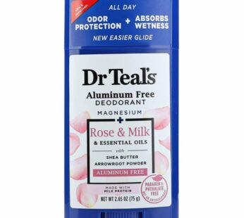 Dr Teals Aluminum Free Deodorant – Rose & Milk