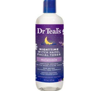 Dr Teals Nighttime Witch Hazel Facial Toner with Melatonin