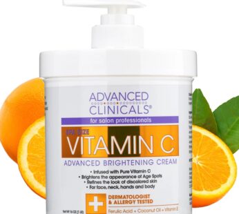 Advanced Clinicals Vitamin C Brightening Body Cream | 16oz