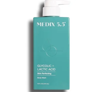 Medix 5.5 
Glycolic Acid + Lactic Acid Exfoliating Body Wash | 444Ml