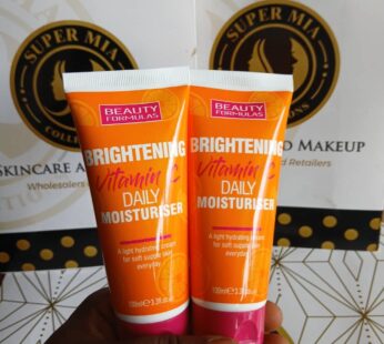 Beauty Formulas Brightening Vitamin C Daily Moisturiser | 100ml